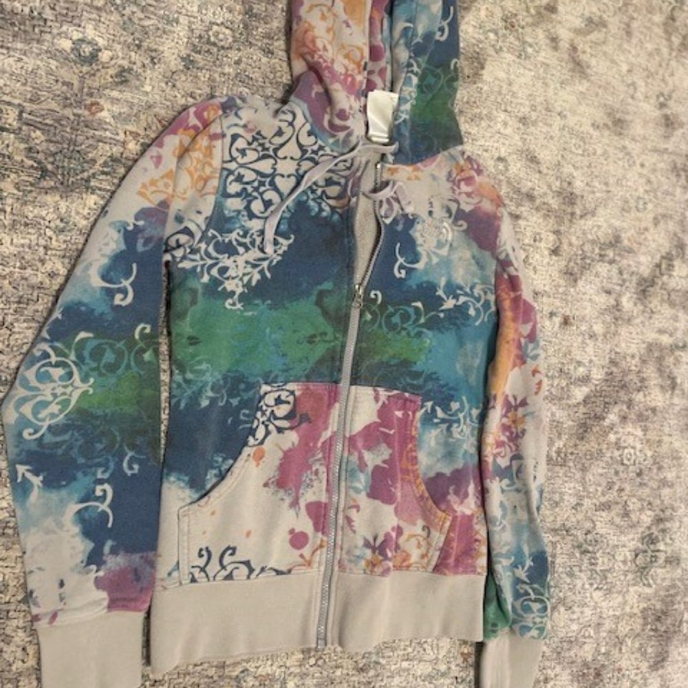 The North Face Full Zip Multi-Colored Hoody